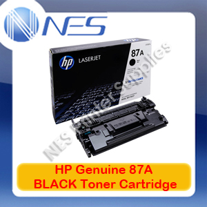 HP Genuine #87A BLACK Toner Cartridge for LaserJet Enterprise M506/M506dn/M527/M527c/M501/M501n [CF287A] 9K